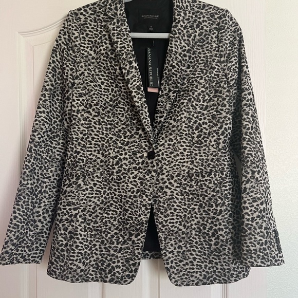 Fitted Blazer Metallic Banana Republic - Picture 3 of 9